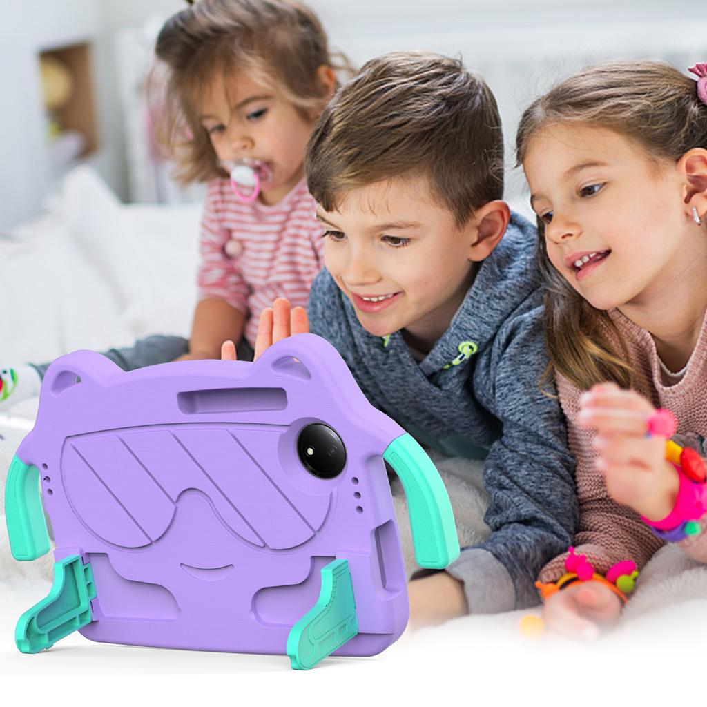 For Xiaomi Redmi Pad SE 4G 8.7 inch/TCL Tab 8 Gen 2 Case EVA + PC Kickstand Tablet Cover Child-Friendly