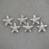 Thai Silver Retro Polka Dot Starfish Beads for Women - DIY Casual Accessories