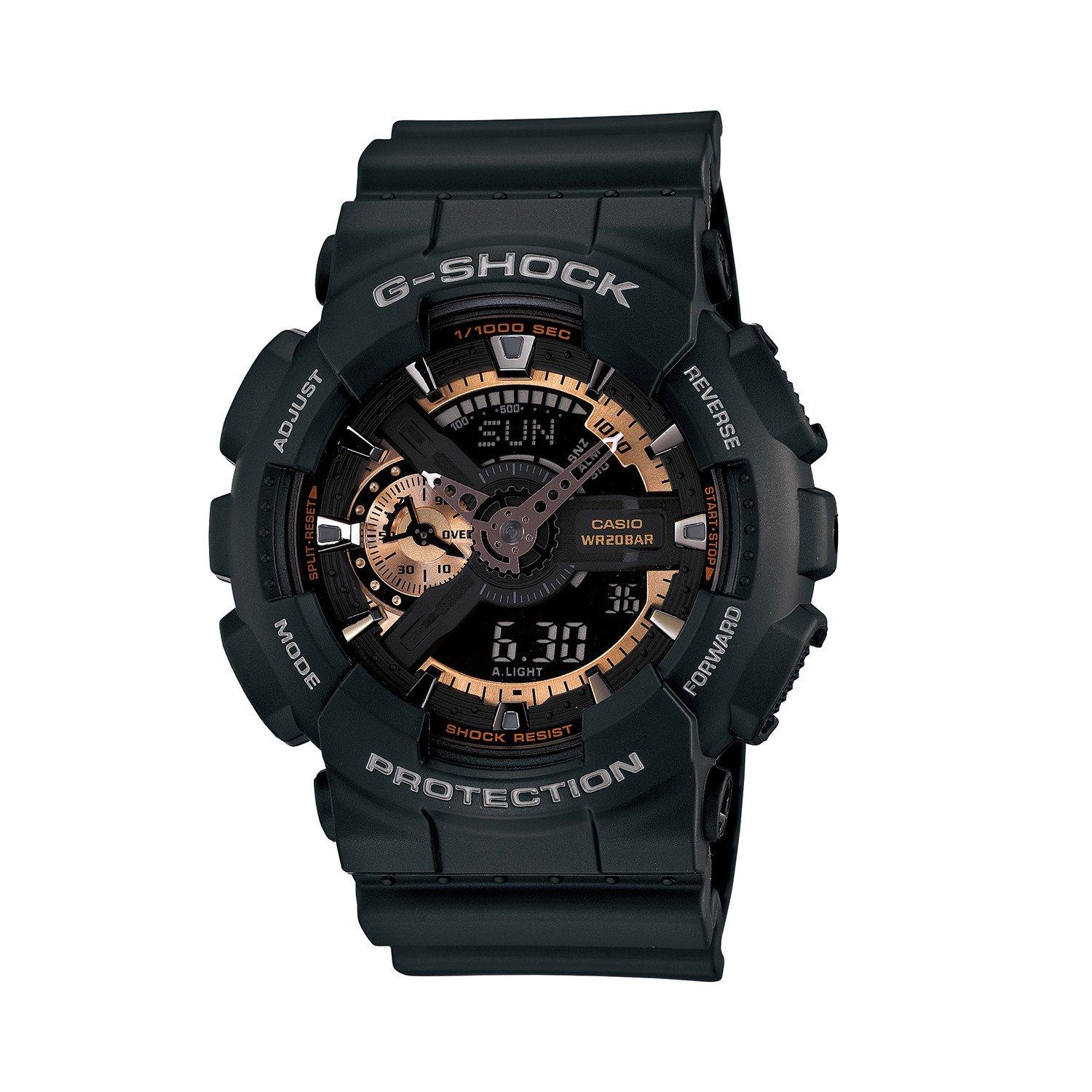 

Casio G-Shock Rose Gold Series Watch, GA-110RG-1AJF, Black