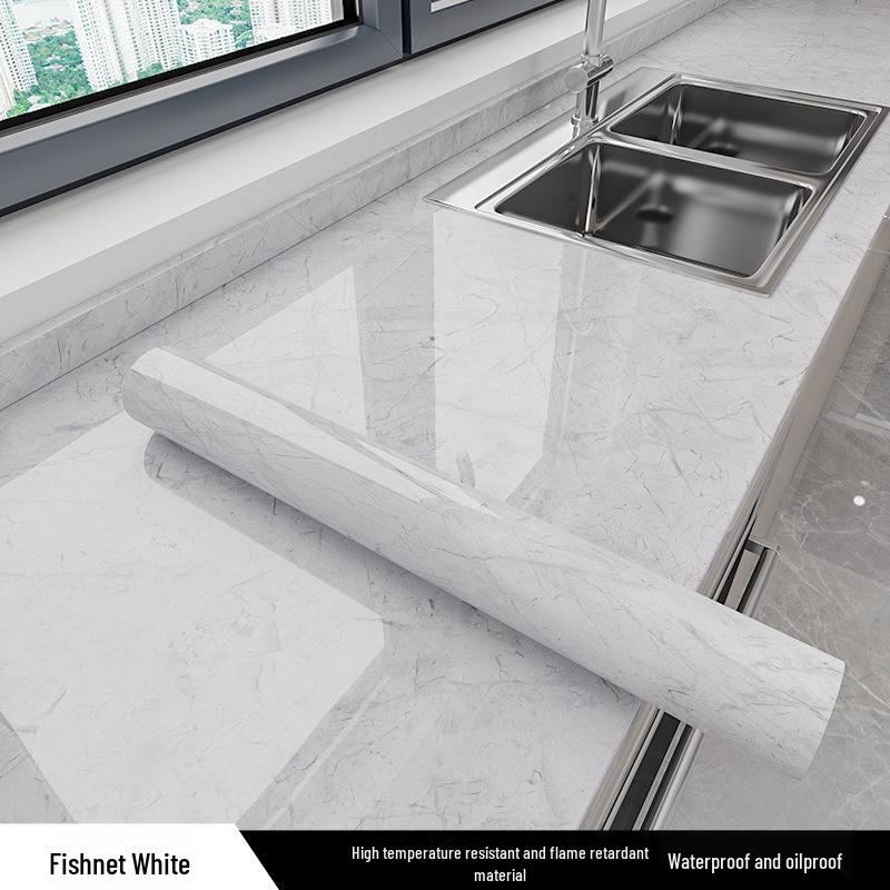 Eco-Friendly Kitchen Anti-Oil Stickers: Self-Adhesive, Waterproof, Heat-Resistant Tile and Stove Top Renovation Wallpaper.