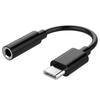 Adaptador Auxiliar Jack 3,5mm para Tipo C Cabo de Áudio Jack 3,5mm USB C Acessórios para Telefone Cabo Adaptador USB Tipo C Adaptador USB C Fones de Ouvido