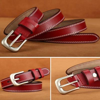 New Casual Men/'s Genuine Leather Whole Cowhide Waistband Waist Strap Jeans Belts