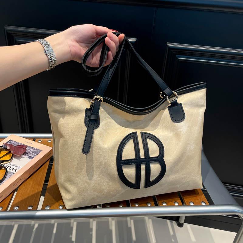 

Ретро міська сумка-тоут великої місткості жіноча нова модна повсякденна сумка-тоут на плече