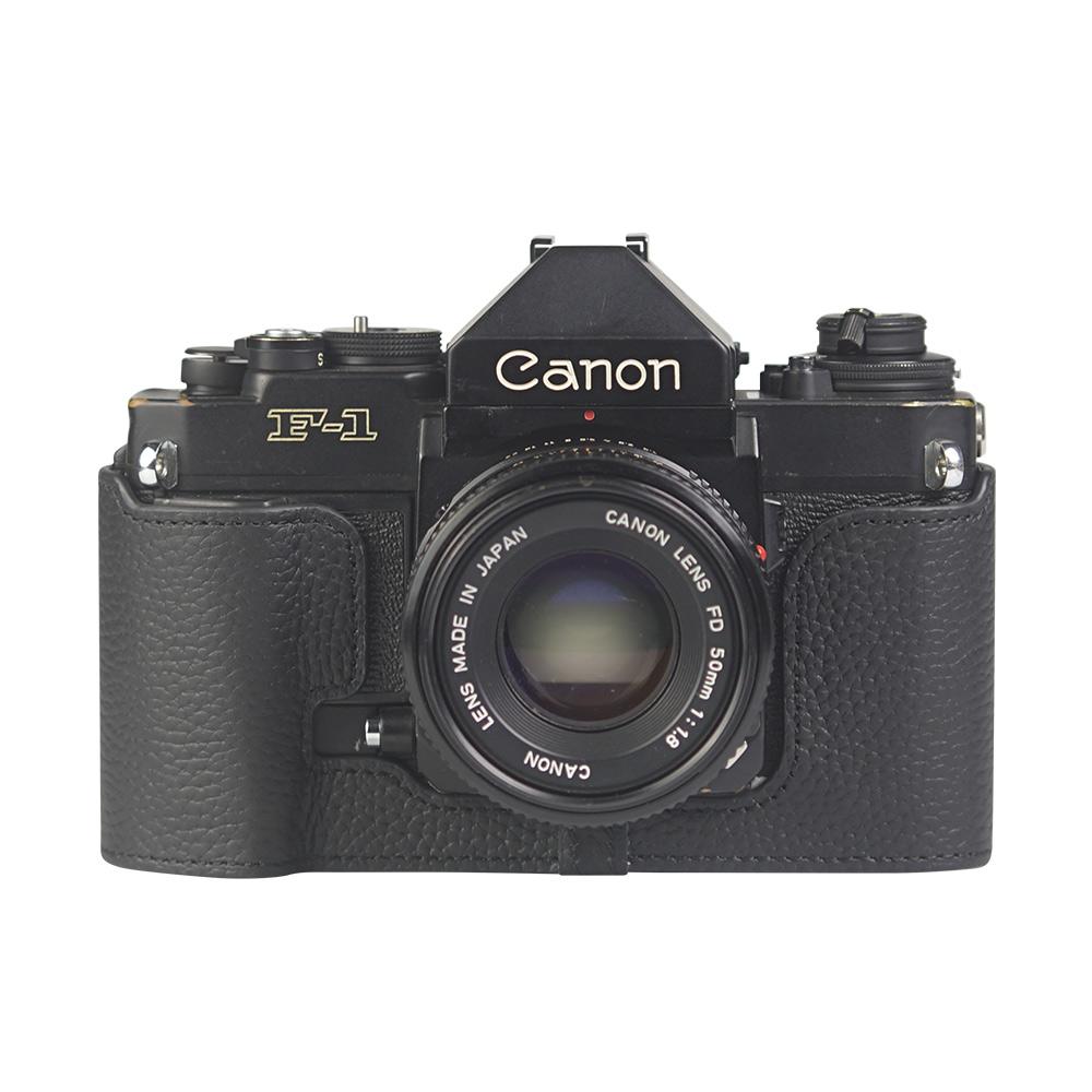 Leash Camera Strap For Canon F1 Case AE-1/A1/QL17 II Case Camera Genuine Leather Bag Photography Accessories Leather Camera Bag