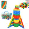 Rocket Bullet Head Small Particle Building Blocks Toy Plastic Assembly Educational Toy For Kids 3-9 Years