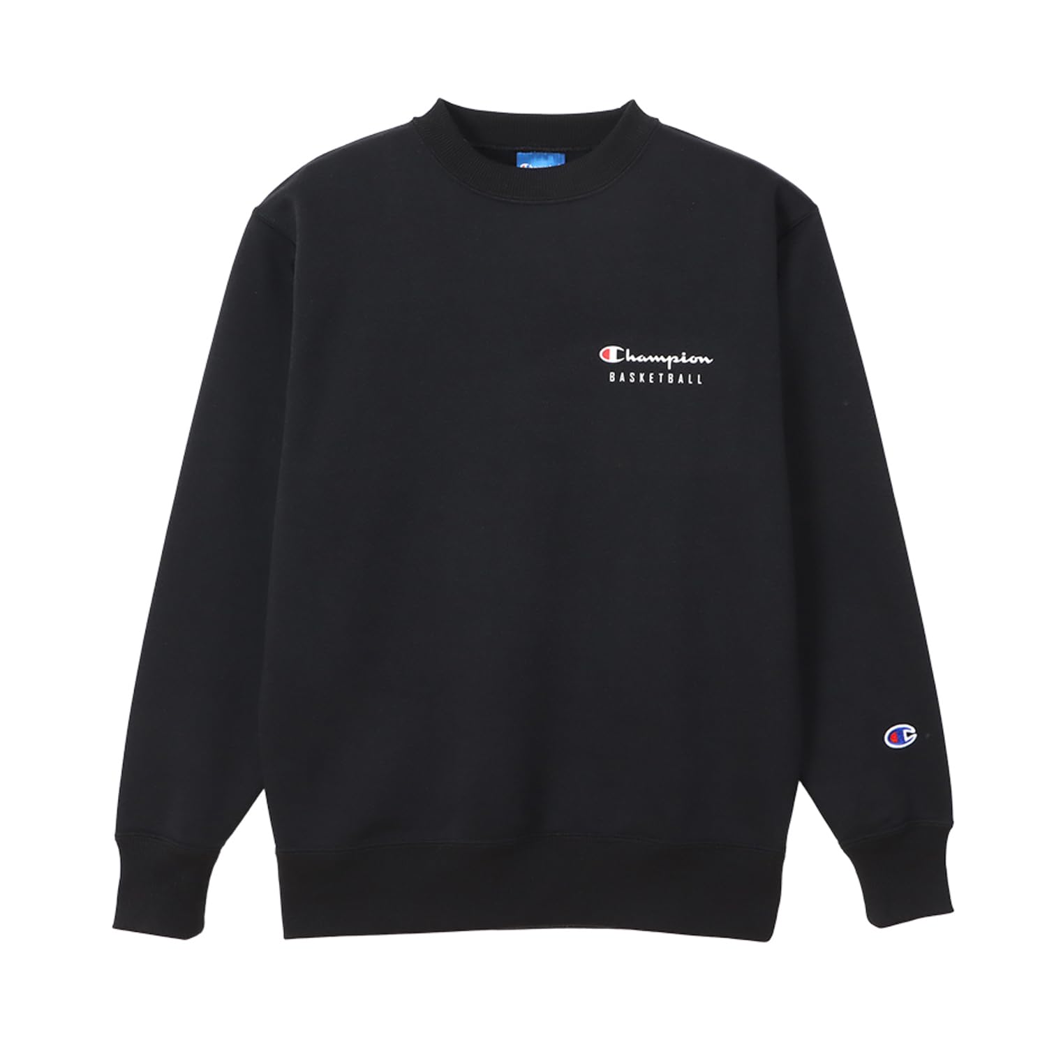 

Champion Long Sleeve Crew Neck Sweatshirt with Script Mini Crew Basketball Size 140 Kids Quick-Drying Logo, Neck, Sweatshirt, Black, (CK-YB015) чёрный