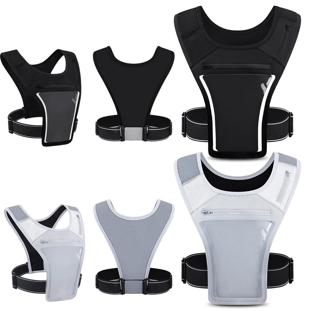 Fits 7 Inch & 17 Pro Max Phones, Outdoor Running Phone Vest, Multi-Functional Sports Vest Bag, Portable Storage Bag For Outdoor Activities