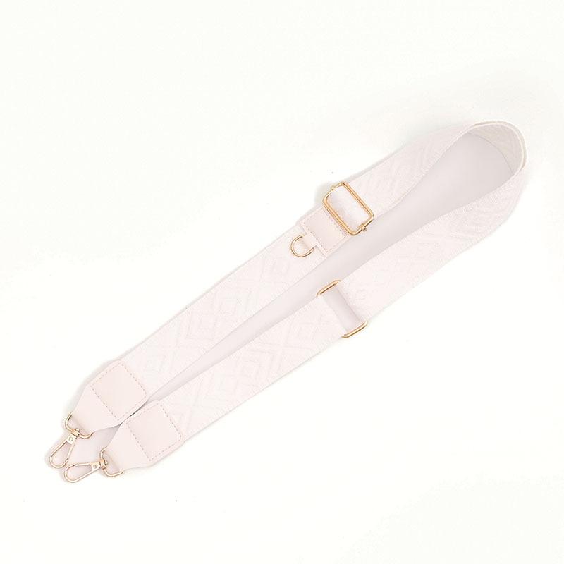 

New Messenger Bag Strap Shoulder Strap Adjustable Women s Bag Accessories Polyester Pattern Replacement Bag Belt Transformation белый