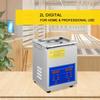 2L Ultrasonic Cleaner Stainless Steel Ultrasonic Cleaner Digital Heater Timer Jewelry Cleaning for Commercial Personal Home Use(2L)