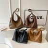 2025 Korean Bag New Commuter High-end Tote Big Bag Women's Simple Versatile Soft Leather Shoulder Bag Large Capacity