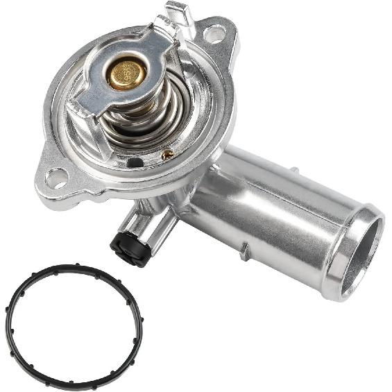 Per Jeep Wrangler JK 2018 Grand Cherokee 2011-2020 Dodge Durango 2011-2015 Alloggiamento Termostato in Alluminio per Liquido di Raffreddamento 5184651AG