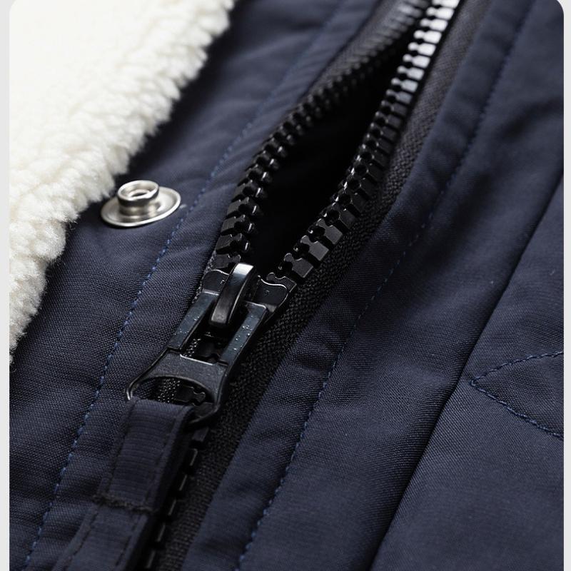 Thickened Rocker Velvet Cotton Clothing Men's Winter High-end Loose Cotton Clothes Trend Hooded Cotton Clothes Men Fashion Casual Jacket