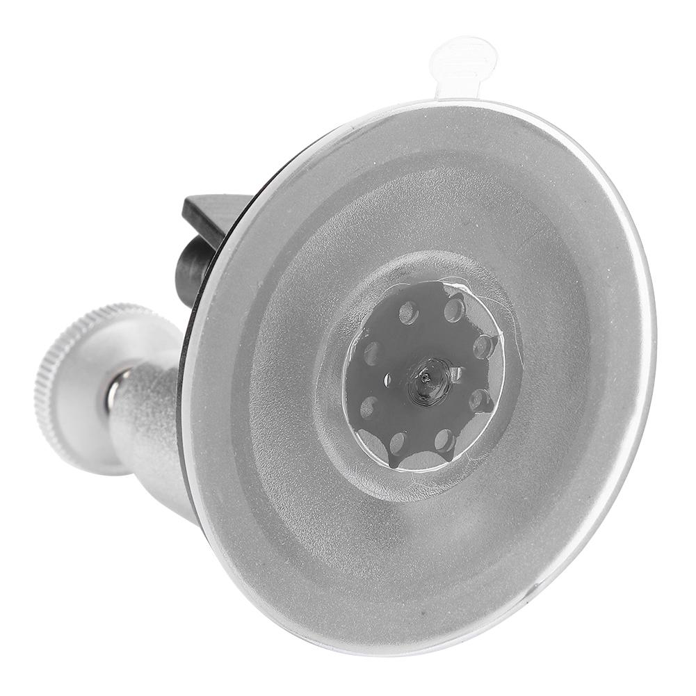 HD-004a B Halterung Silber Schwarz Aluminiumlegierung Fahrzeughalterung Vakuumsauger Starker Saugständer(Schwarz )
