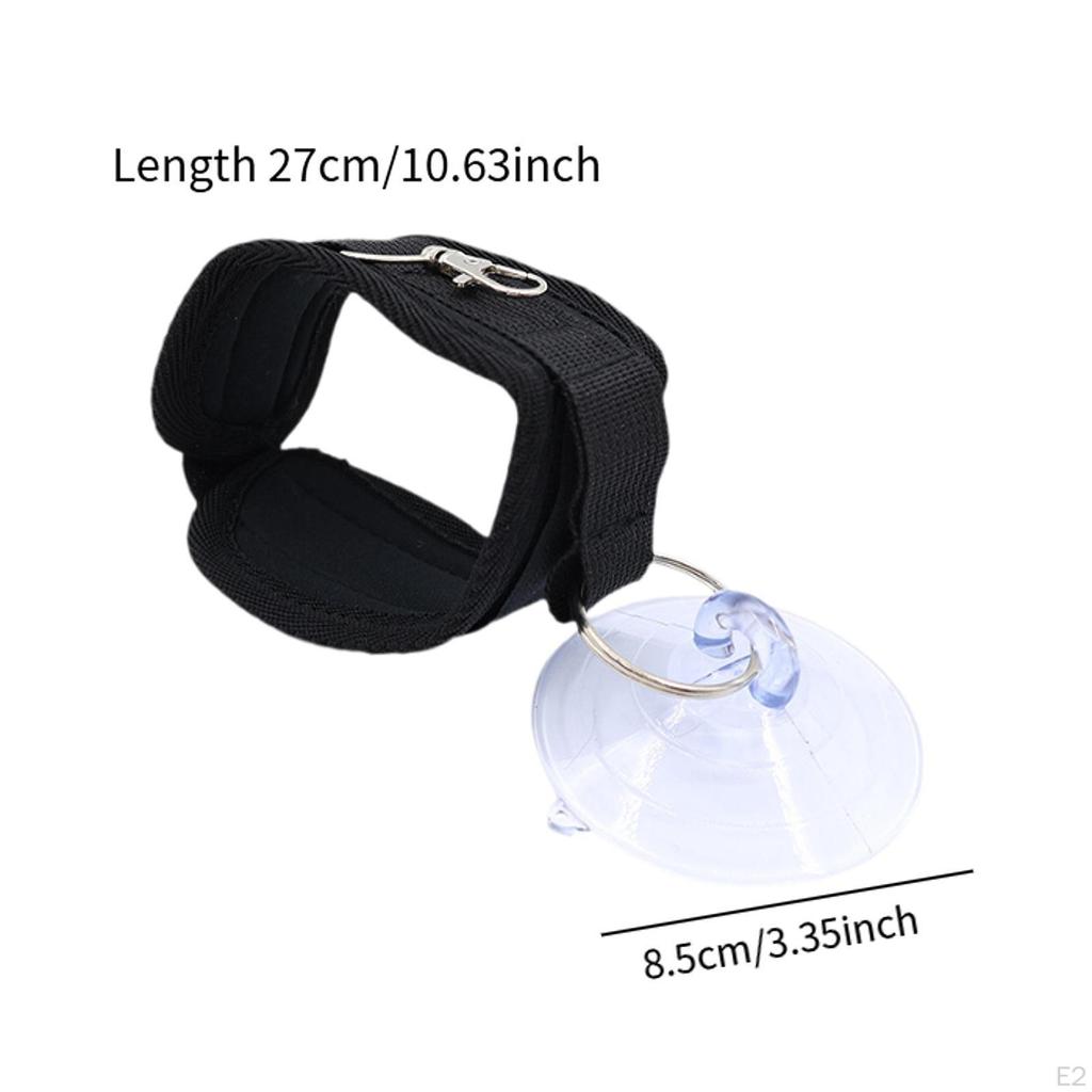 Pet Bathing Suction Cup Strap Portable Adjustable Lightweight Soft Bath Fixer Leash for
