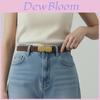 Womens Genuine Leather Belt With Alloy Buckle For Casual And Work Outfits