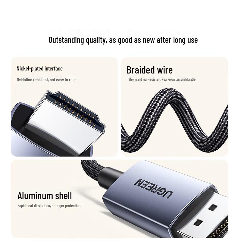 UGREEN 4K DisplayPort to HDMI Cable