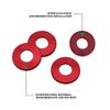 4pcs Door Lock Pins Pin Cover Trim For Mercedes-Benz C E GLC Class W205 Car Door Lock Rings Door Lock Trim