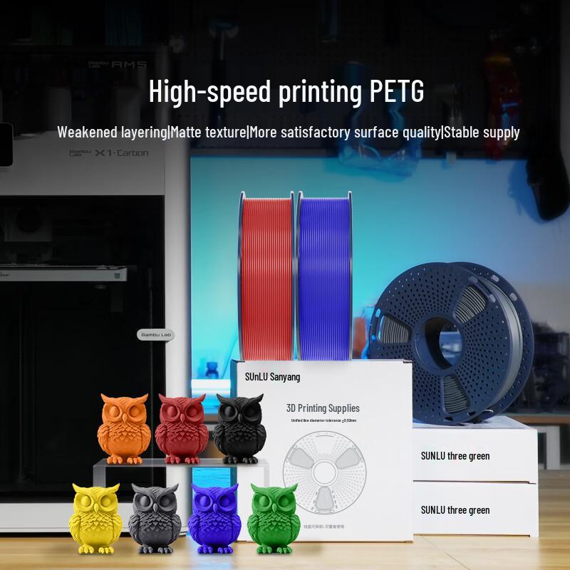 Sanlu High-Speed Matte PETG 3D Printer Filament
