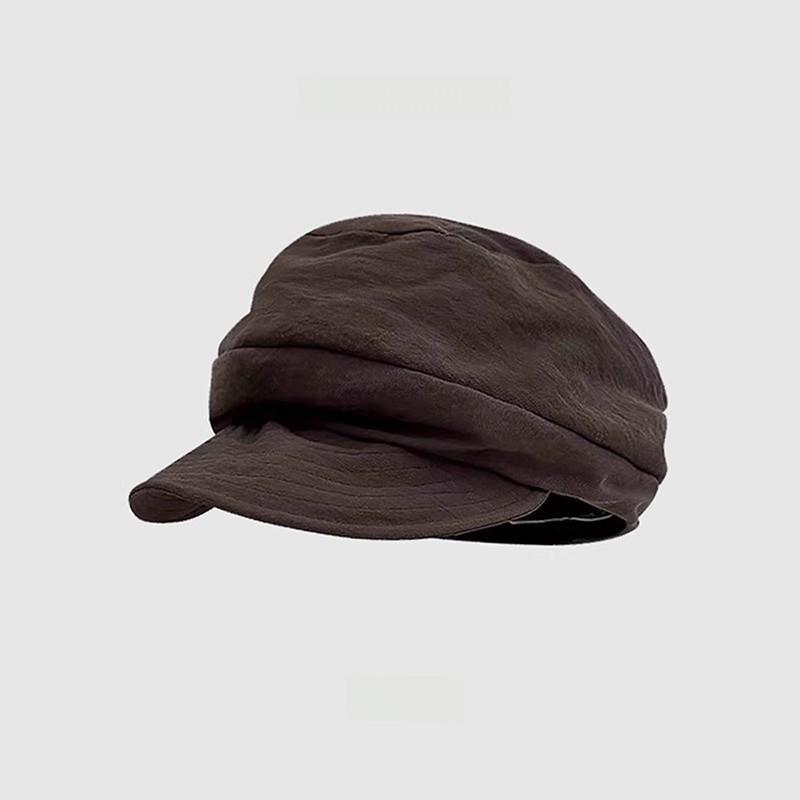 Artistic Beret Hat For Women With Sunshade And Breathable Mesh For Spring And Fall Wear