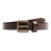 Doffsept Square Basic Hard Leather Belt In Brown
