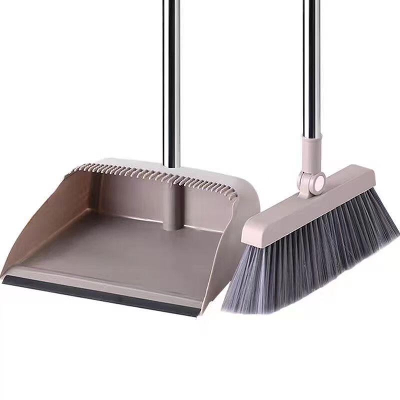 Ally Rotating Soft-Bristle Broom & Dustpan Set