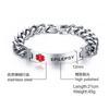 New Style Trendy Custom Stainless Steel Silver Plated Chain & Link Bracelet for Men's and Women's Anniversary Gift
