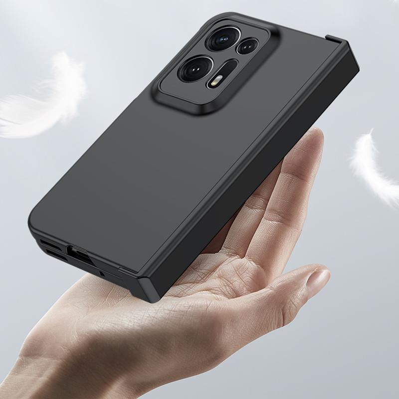 

For Oppo Find N2 5G Hard PC Phone Cover Skin-Touch Feeling Hinge Protection Anti-Scratch Case Dark Green