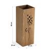 Porte-parapluie - Versa - Flowers - Bois MDF - Marron - 48 X 22 X 22 Cm