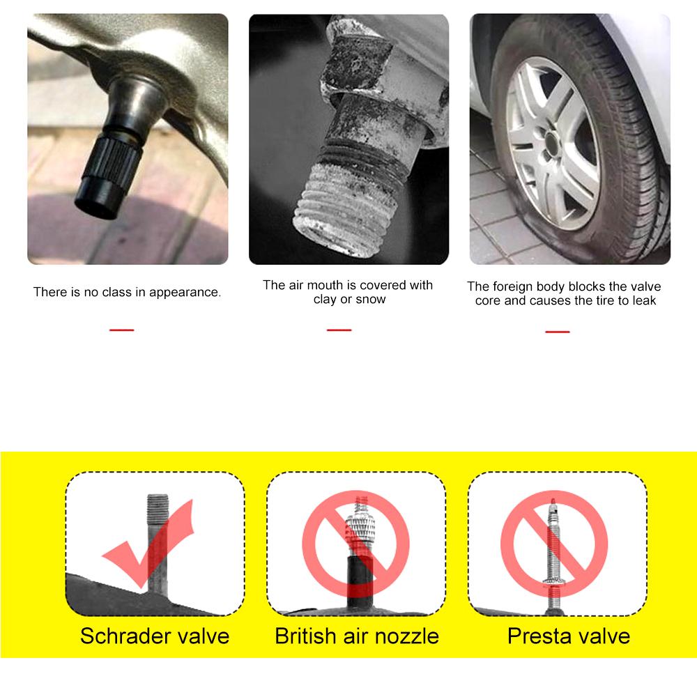 4Pcs/Set Tire Stem Valve Caps Aluminium Car Dustproof Caps Tire Wheel Stem Air Valve Caps  Tapones Para Llantas Accesorios Para