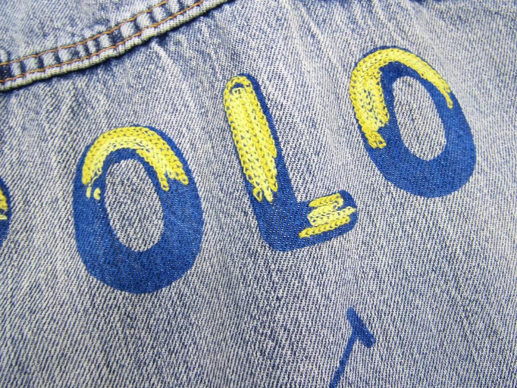 POLO RALPH LAUREN Big Pony Print Denim Size Blue Men's Jacket, XL, (Product Code 0101940)