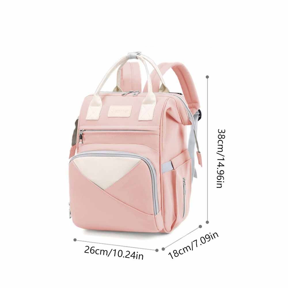 Nylon Mommy Bag Multifunctional Large Capacity Diaper Bag Backpack Insulated Pockets Waterproof Nappy Bagpack Women