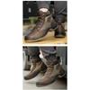 Scarpe Antistatiche da Lavoro per Uomo, Scarpe da Lavoro Antisfondamento Alte alla Caviglia e Antiperforazione, Scarpe di Protezione di Sicurezza Resistenti all'Usura