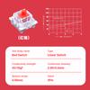 Interruptor Outemu para Teclado 3 Pines Lineales Táctiles Clicky Silenciosos para Teclados Mecánicos Gris Blanco Rojo Azul Interruptor Gaming Interruptores Pulsadores