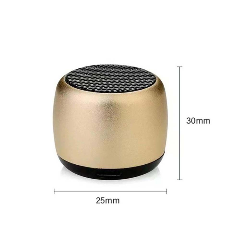 Metal Body Bluetooth Speaker Super Bass Mini Music Player Portable Wireless Speaker  Indoor Use