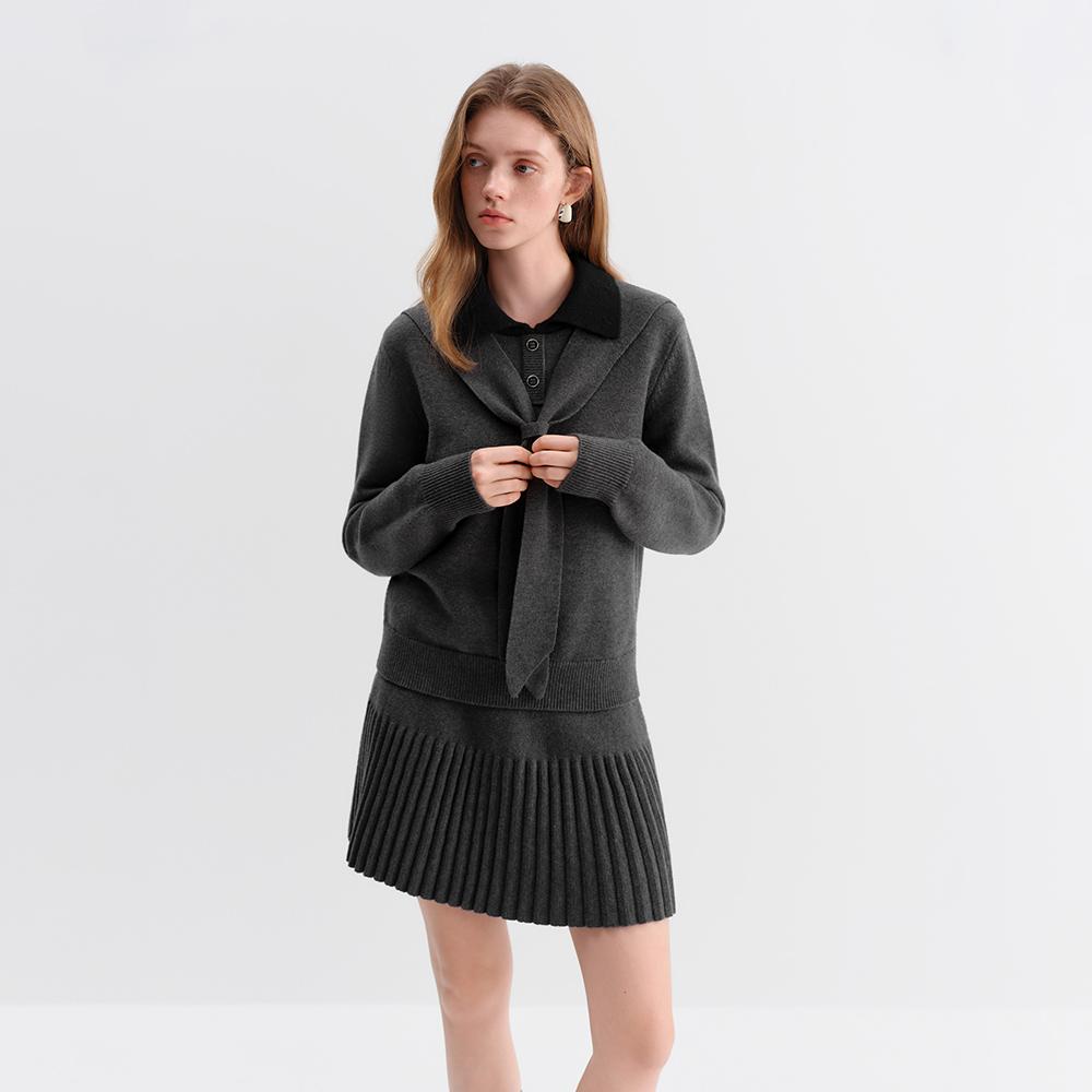 Wednesday Delight Wd_College Half Pleat Skirt