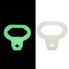Glowing Diving Clip Hook Silicone Second Stage Regulator Mouthpiece Glow in The Dark   Diving Clip Hook