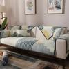 Sofabezug mit geometrischem Gittermuster, Schonbezüge, L-förmige Ecksofabezüge für das Wohnzimmer, rutschfeste Couchbezug, Sofahandtuch, 1/2/3/4-Sitzer