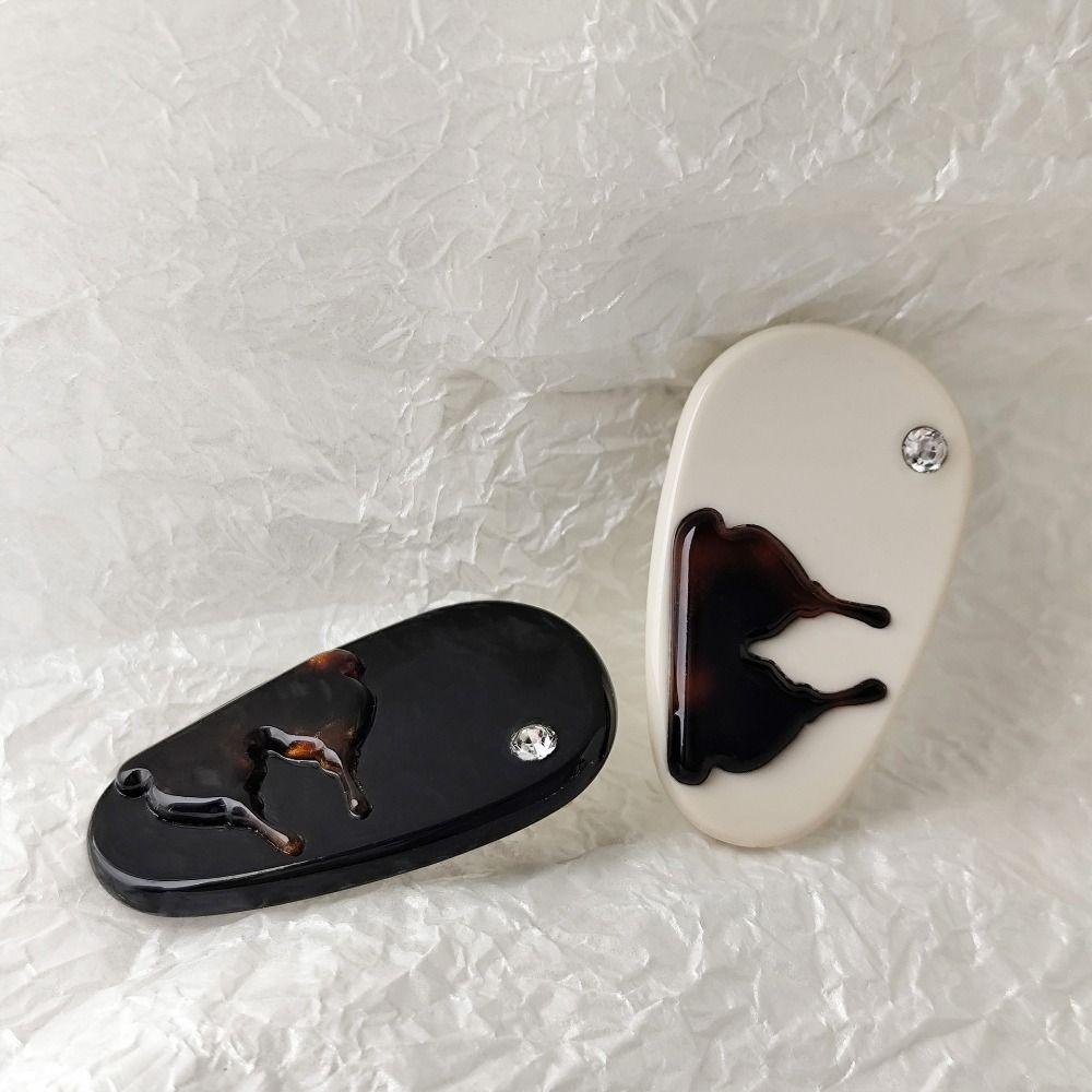 Acetate Lovely Barrettes Chocolate Cute Duck Clip Lovely Strawberry Side Clip  Hair Accessories