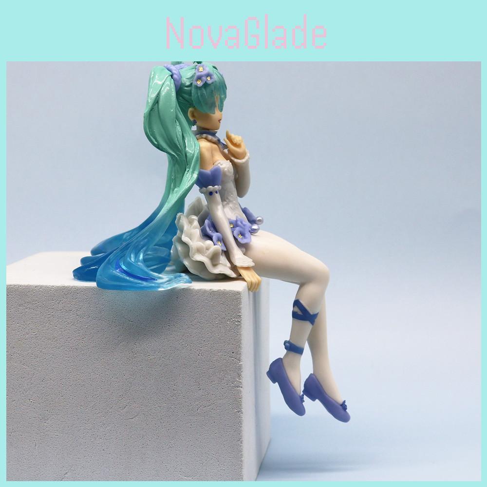 15cm Pink Butterfly Flower Spirit Hatsune Miku Pvc Figure Model