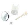 Wash Basin Plug-Sink Plug-Drain Plug-Pop-Up Plug-Spare Parts White 40mm