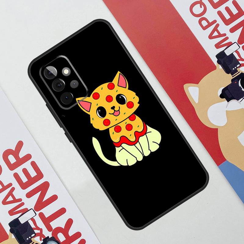 Cute Kawaii Blueberry Cat Funda For Samsung Galaxy A14 A24 A34 A54 A51 A71 A13 A23 A33 A53 A12 A22 A32 A42 A52 Case