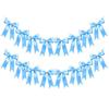 Bowknot Bowknot Garland Satin Ribbon Garland New Bow Garland Banner  Wedding Decor