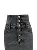 European and American INS Women's Double Waist Street Style Skirt