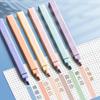 6Pcs/Set Soft Tip Pastel Highlighters Double Headed Hand Account Pens  School Office Supplies