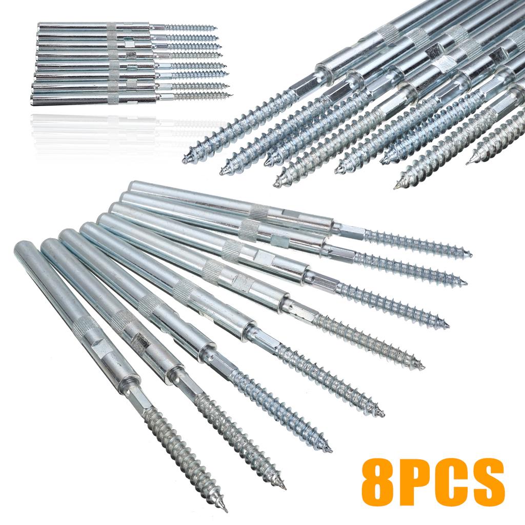8pcs Hidden Floating Shelf Kit Concealed Metal Wall Mount Support Pins Bracket