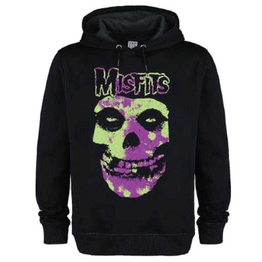 Amplified Unisex Adult Camo Skull Misfits Hoodie