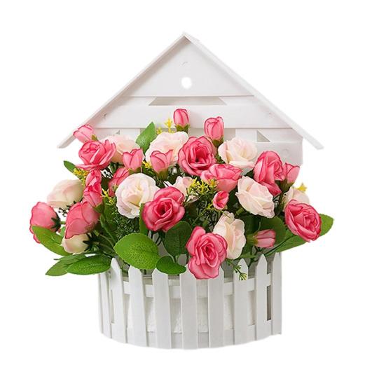 Yousheng Hanging Flower Basket, Sustainable Use Handcrafted Unique Design, Durable Wear-Resistant Home Decoration, for Balcony Garden