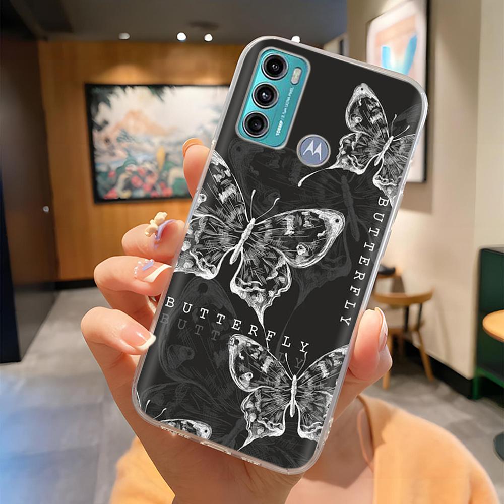 Per Custodia Motorola Moto G60 MotoG60 Carina Trasparente Morbido Silicone TPU Cover Posteriore Per Motorola Moto G60 G60s Custodie Protettive per Telefono