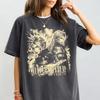 Dark Fantasy Warrior T Shirt, Retro Style Patterned T Shirt for Men, Summer New Unisex High Street T Shirt