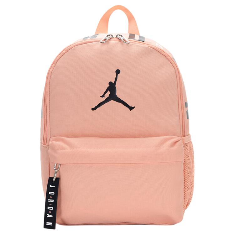Jordan Logo Casual Zipper Backpack Medium Unisex backpack Pink JD2433080TD-004 Pink,Medium